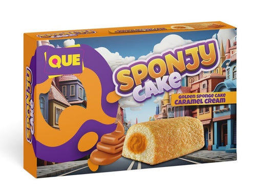 Que Spongy Cake Caramel