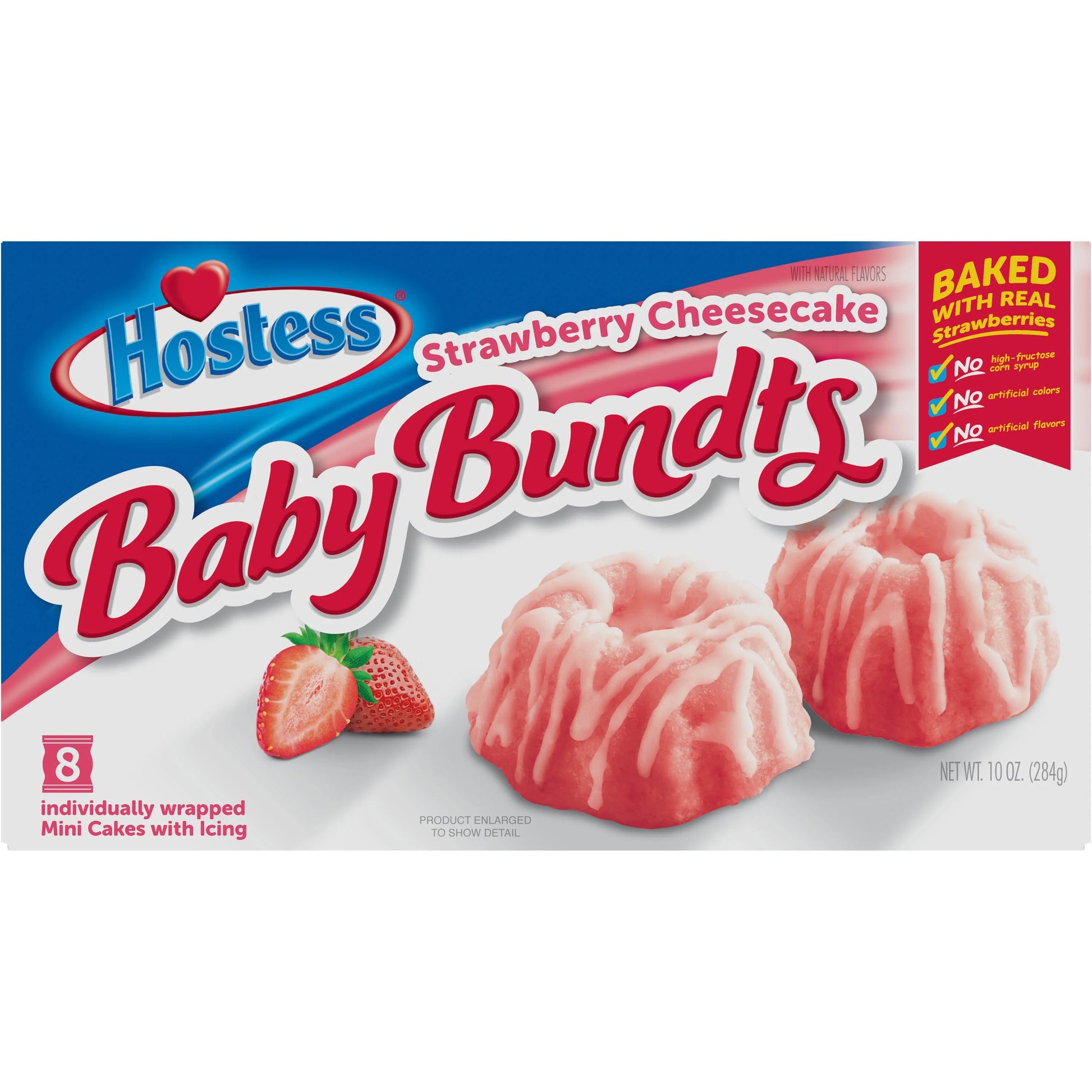 Hostess Baby Bundts Strawberry Cheesecake 284g