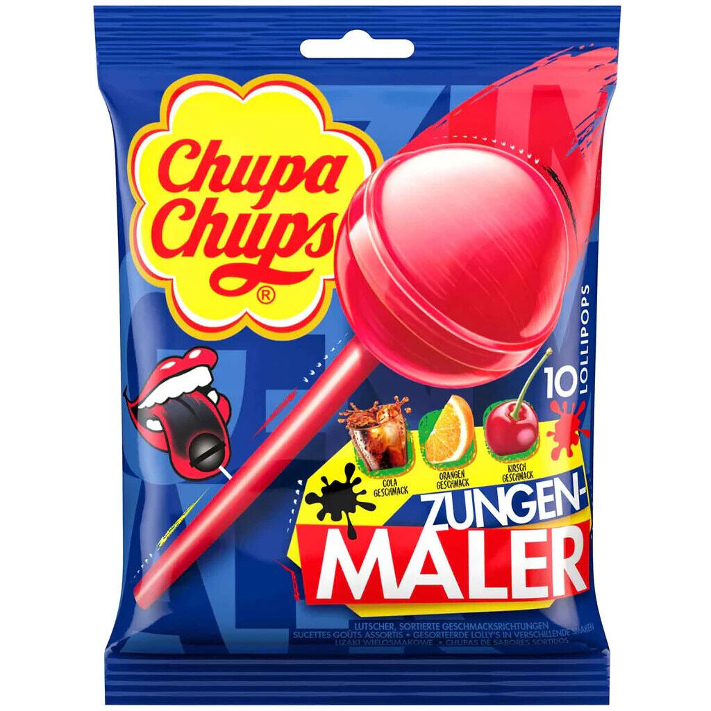 Chupa Chups Tongue Painter Lollies 93g