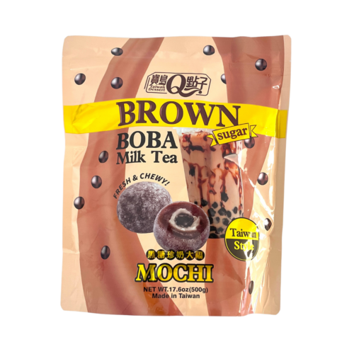 Brown Boba Milk Tea Mochi 500g