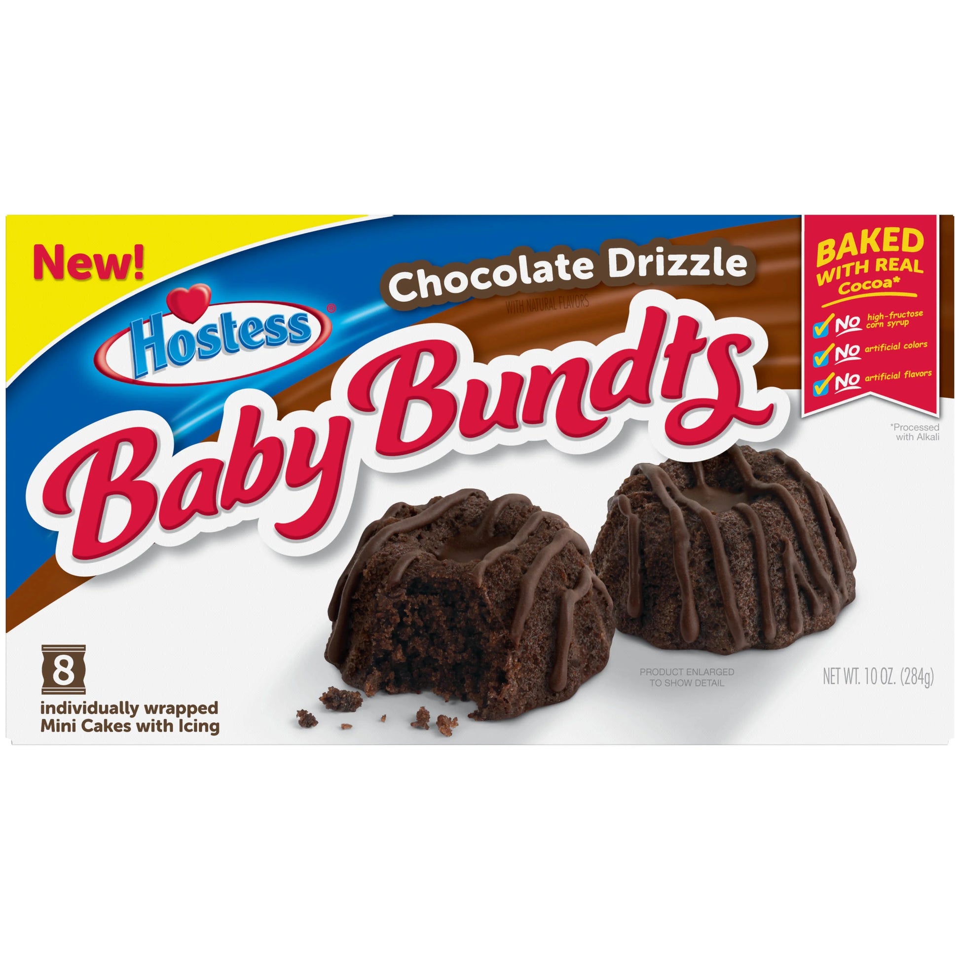 Hostess Baby Bundts Chocolate Drizzle 284g