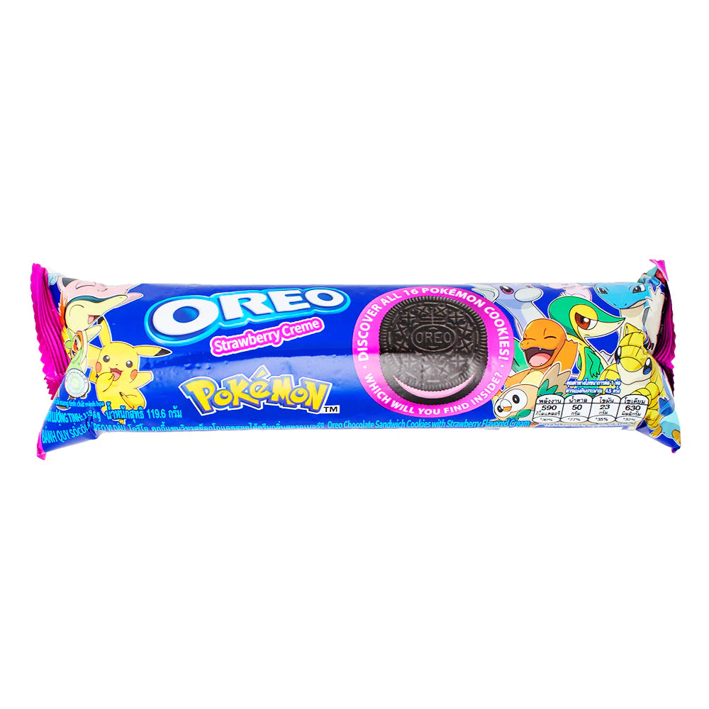 Oreo Pokemon Strawberry Cookies 119,6g