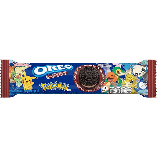 Oreo Pokemon Chocolate Creme Cookies 119,6g