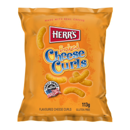 Herr’s Baked Cheese Curls 113g