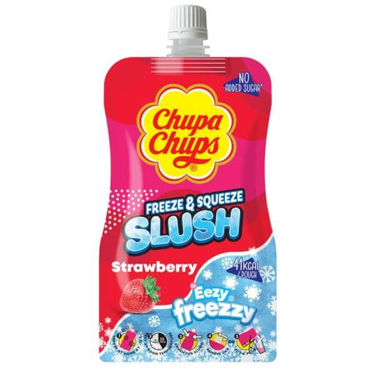 Chupa Chups Freeze & Squeeze Slush Strawberry 250ml