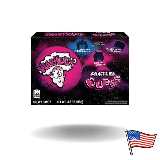 Warheads Galactic Mix Cubes Box 99g