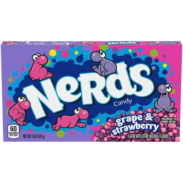 Nerds Theater Box, Grape & Strawberry, 5 Oz