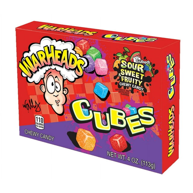 Warheads Chewy Cubes, 4.0 Oz